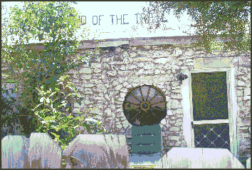 Photo of 
End of Trail stone house